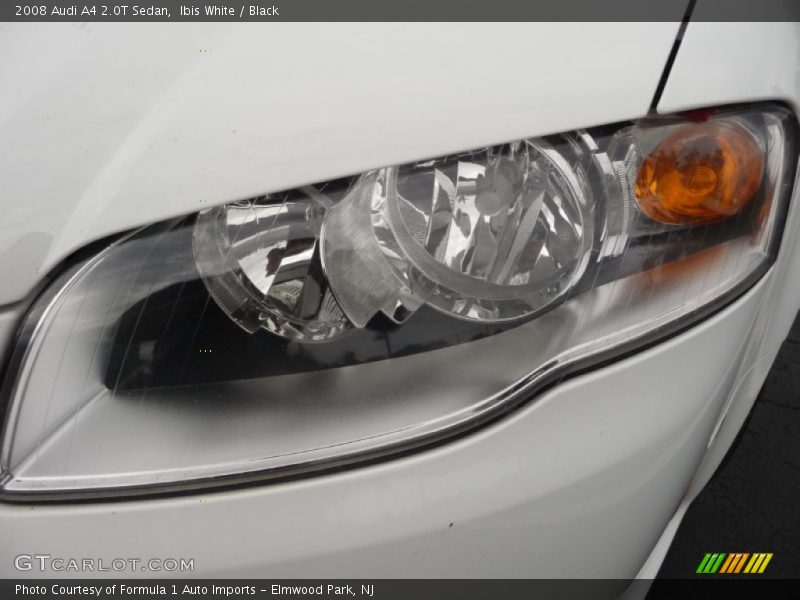 Ibis White / Black 2008 Audi A4 2.0T Sedan