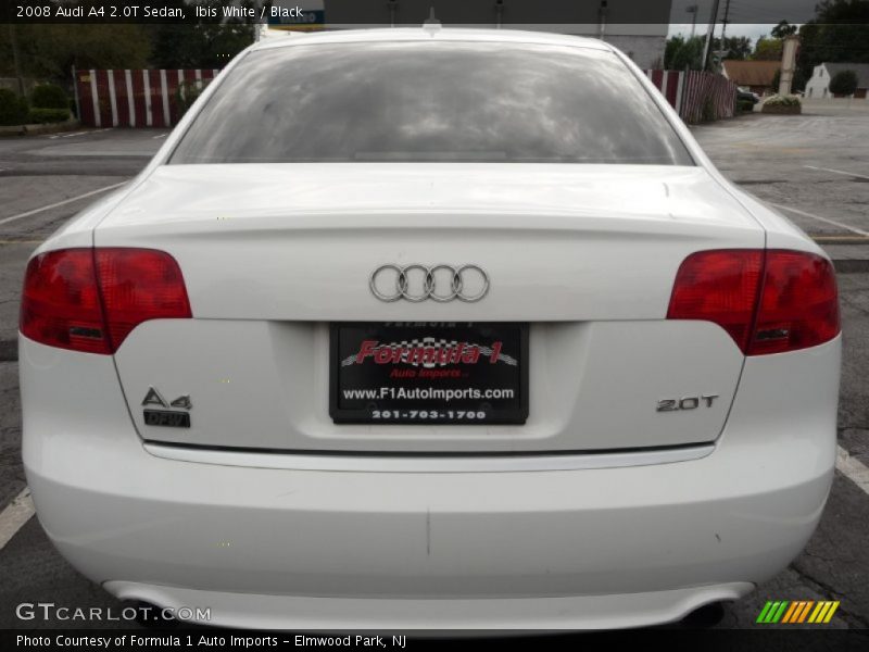 Ibis White / Black 2008 Audi A4 2.0T Sedan