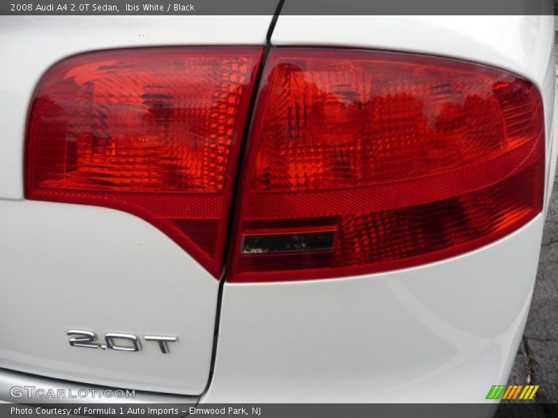 Ibis White / Black 2008 Audi A4 2.0T Sedan