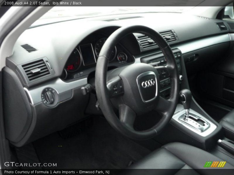Ibis White / Black 2008 Audi A4 2.0T Sedan