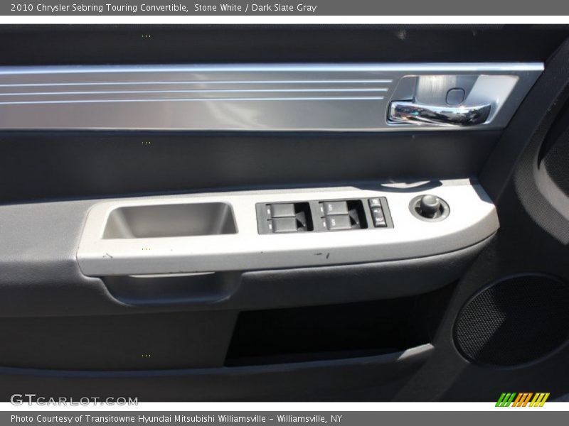 Stone White / Dark Slate Gray 2010 Chrysler Sebring Touring Convertible