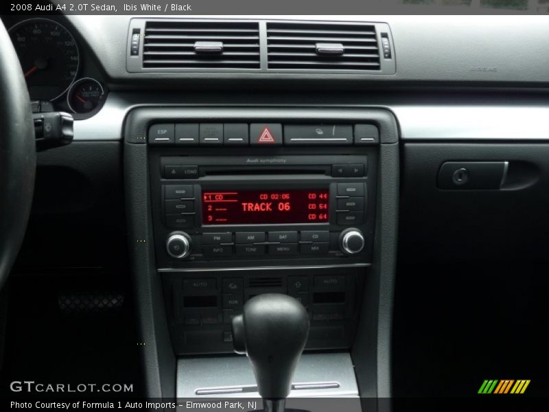 Ibis White / Black 2008 Audi A4 2.0T Sedan