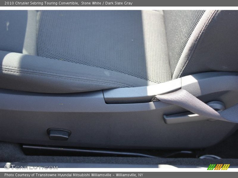Stone White / Dark Slate Gray 2010 Chrysler Sebring Touring Convertible