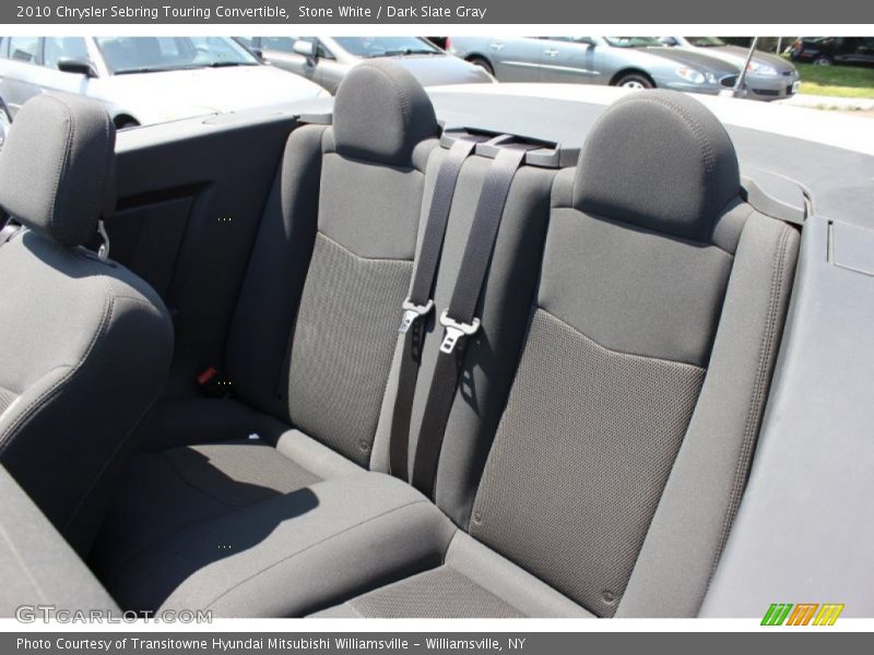 Stone White / Dark Slate Gray 2010 Chrysler Sebring Touring Convertible