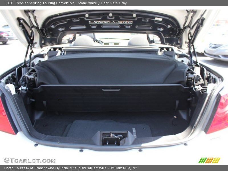 Stone White / Dark Slate Gray 2010 Chrysler Sebring Touring Convertible