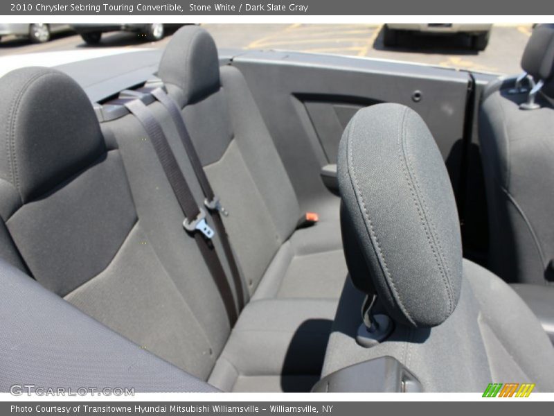 Stone White / Dark Slate Gray 2010 Chrysler Sebring Touring Convertible