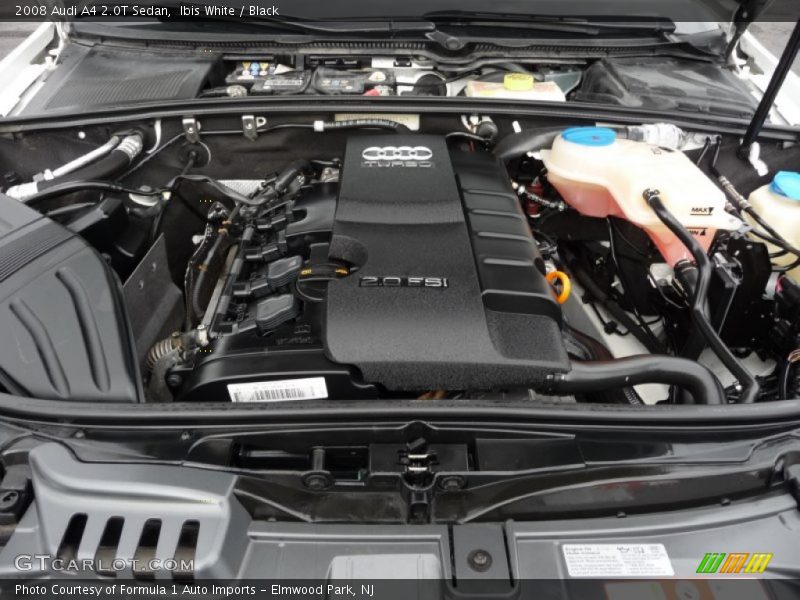  2008 A4 2.0T Sedan Engine - 2.0 Liter FSI Turbocharged DOHC 16-Valve VVT 4 Cylinder