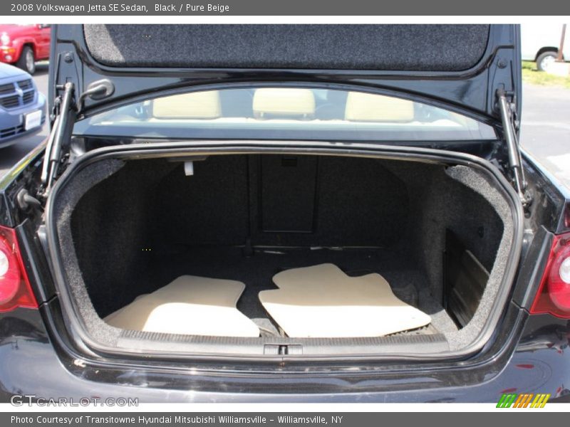 Black / Pure Beige 2008 Volkswagen Jetta SE Sedan