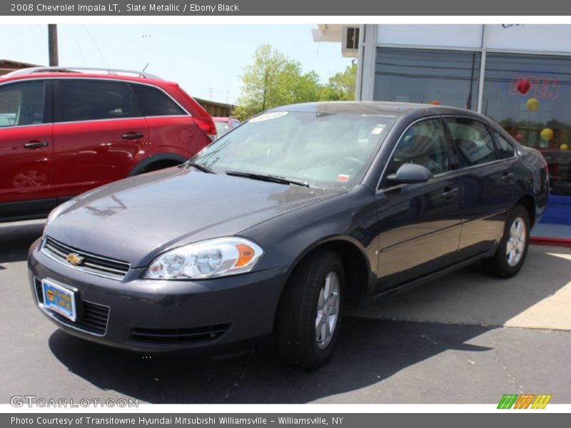 Slate Metallic / Ebony Black 2008 Chevrolet Impala LT