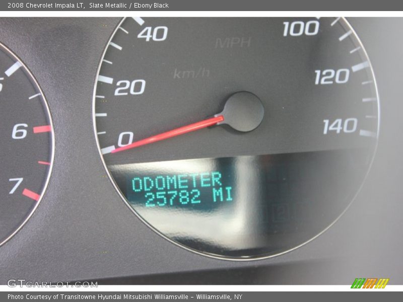 Slate Metallic / Ebony Black 2008 Chevrolet Impala LT