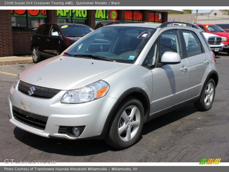 Quicksilver Metallic / Black 2008 Suzuki SX4 Crossover Touring AWD