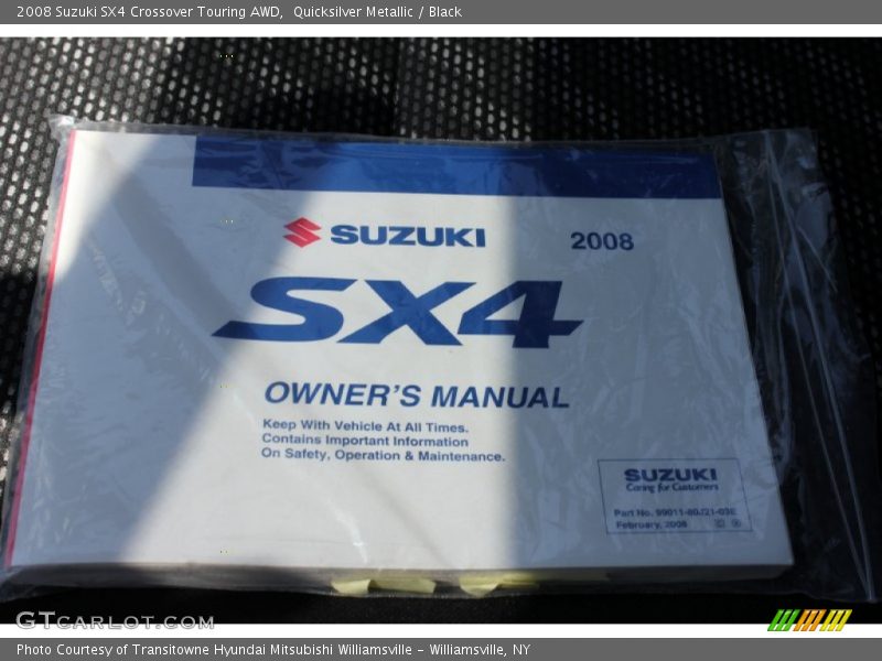Quicksilver Metallic / Black 2008 Suzuki SX4 Crossover Touring AWD