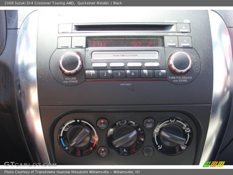 Quicksilver Metallic / Black 2008 Suzuki SX4 Crossover Touring AWD