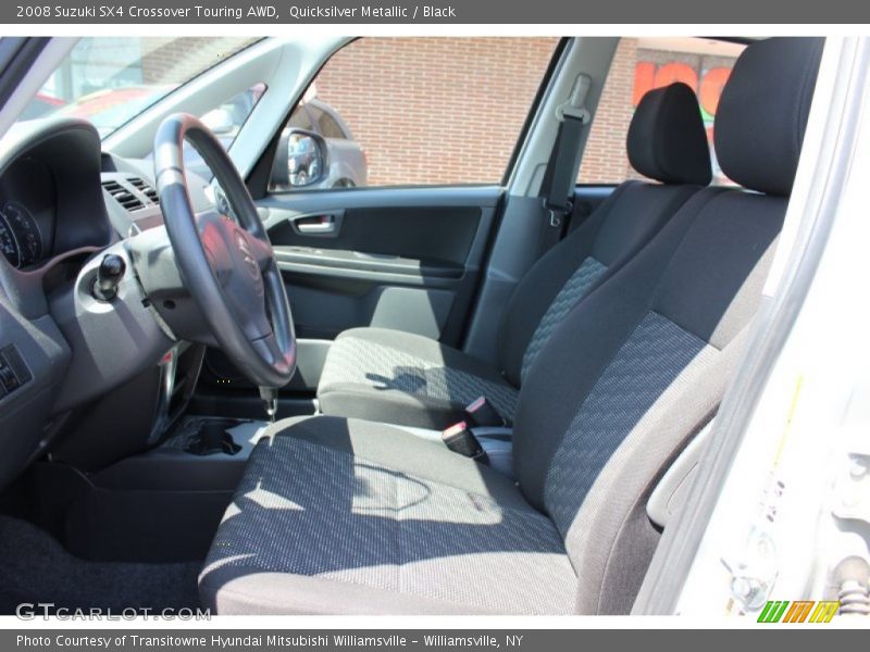 Quicksilver Metallic / Black 2008 Suzuki SX4 Crossover Touring AWD