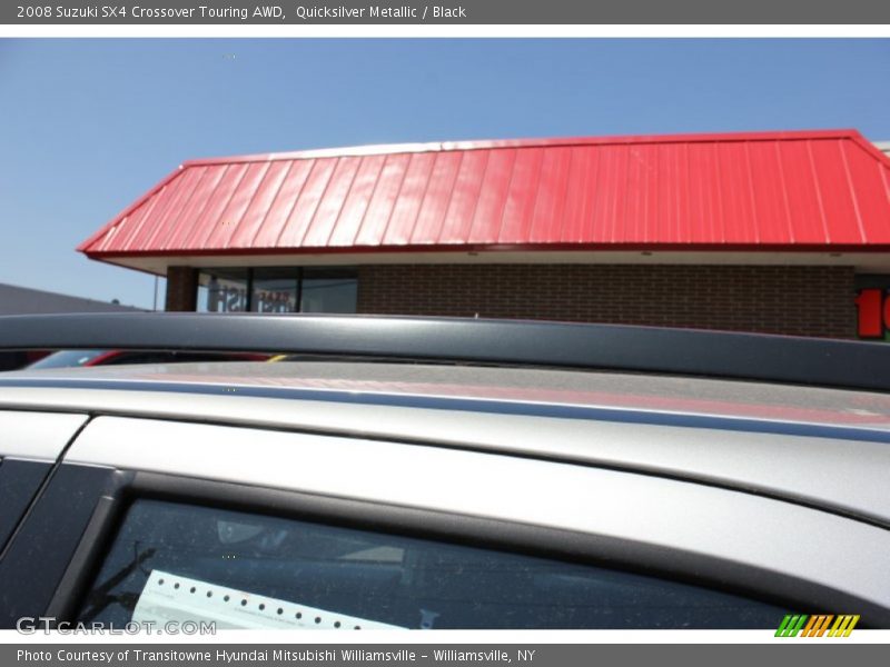 Quicksilver Metallic / Black 2008 Suzuki SX4 Crossover Touring AWD