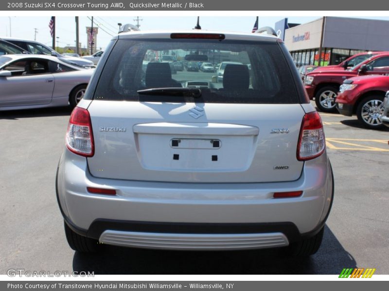 Quicksilver Metallic / Black 2008 Suzuki SX4 Crossover Touring AWD