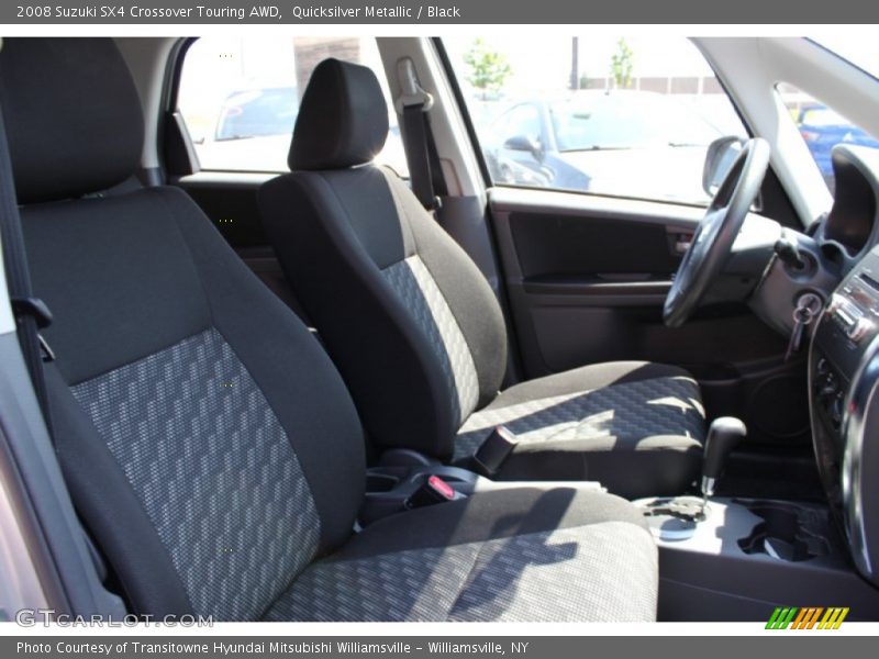 Quicksilver Metallic / Black 2008 Suzuki SX4 Crossover Touring AWD