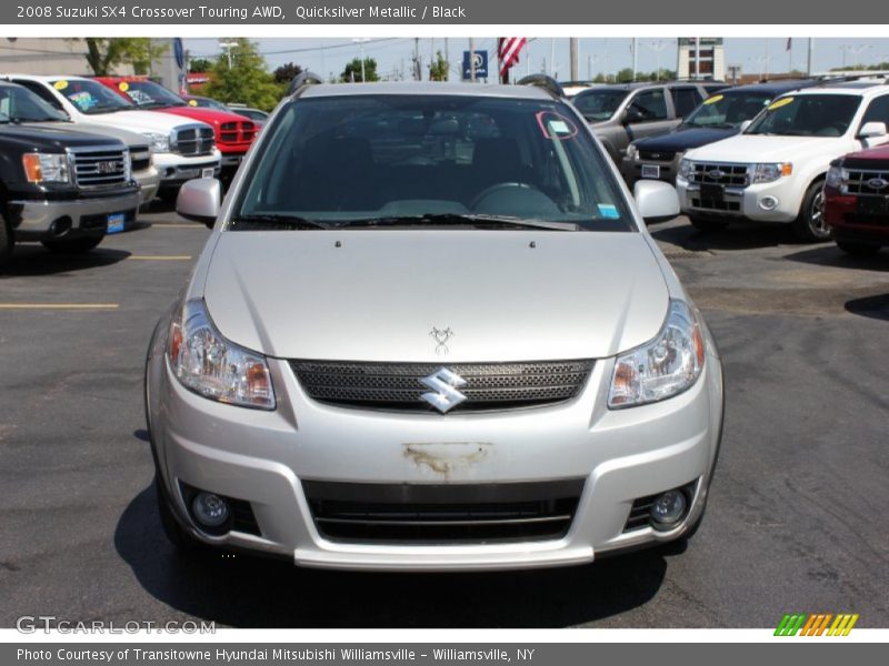 Quicksilver Metallic / Black 2008 Suzuki SX4 Crossover Touring AWD