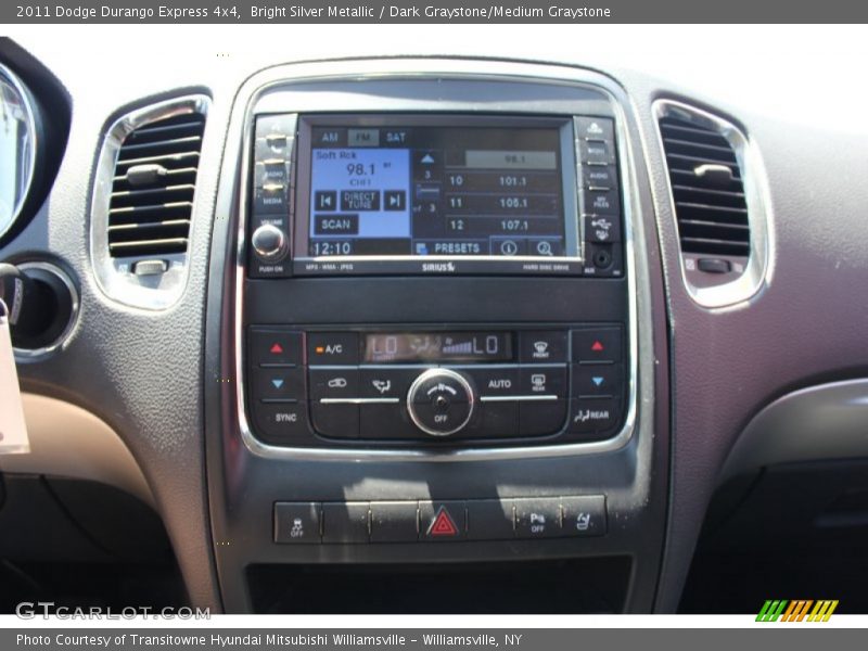 Bright Silver Metallic / Dark Graystone/Medium Graystone 2011 Dodge Durango Express 4x4