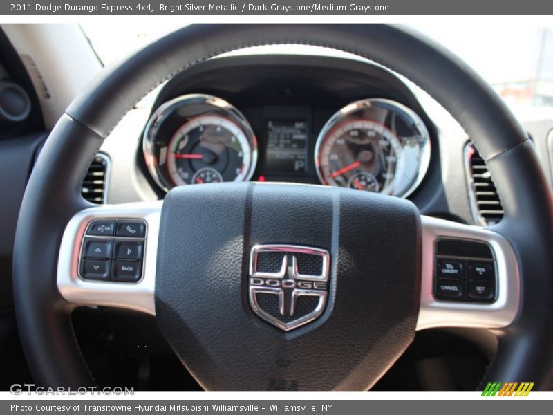 Bright Silver Metallic / Dark Graystone/Medium Graystone 2011 Dodge Durango Express 4x4