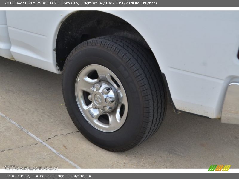 Bright White / Dark Slate/Medium Graystone 2012 Dodge Ram 2500 HD SLT Crew Cab