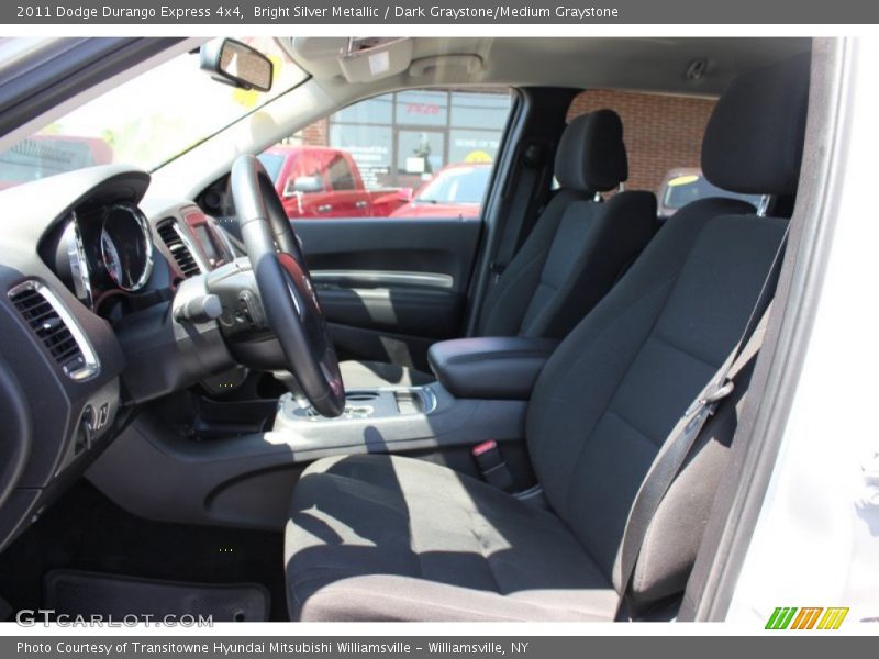 Bright Silver Metallic / Dark Graystone/Medium Graystone 2011 Dodge Durango Express 4x4