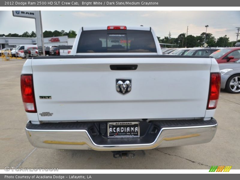 Bright White / Dark Slate/Medium Graystone 2012 Dodge Ram 2500 HD SLT Crew Cab