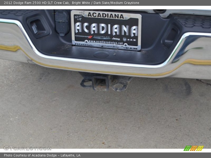 Bright White / Dark Slate/Medium Graystone 2012 Dodge Ram 2500 HD SLT Crew Cab