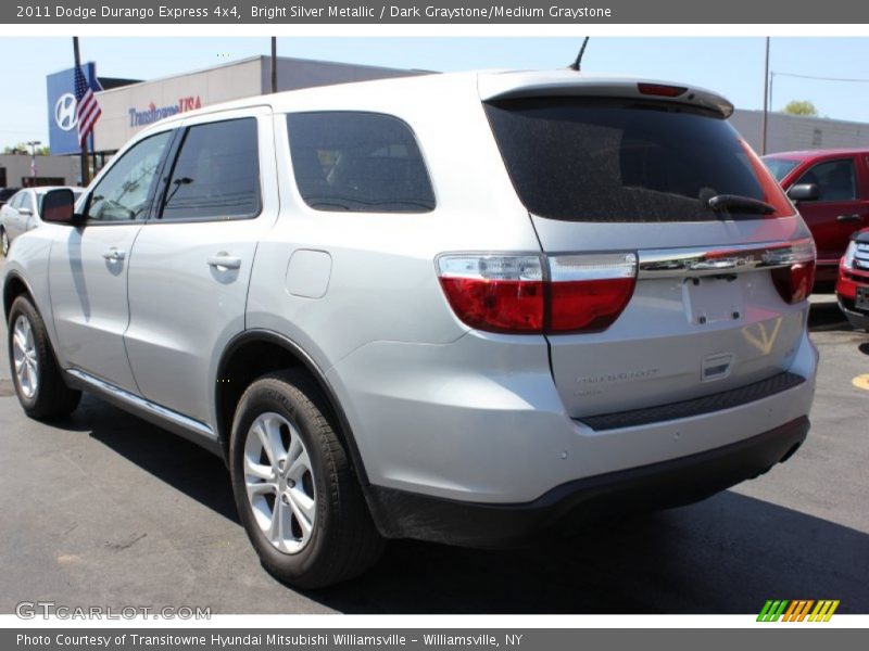 Bright Silver Metallic / Dark Graystone/Medium Graystone 2011 Dodge Durango Express 4x4