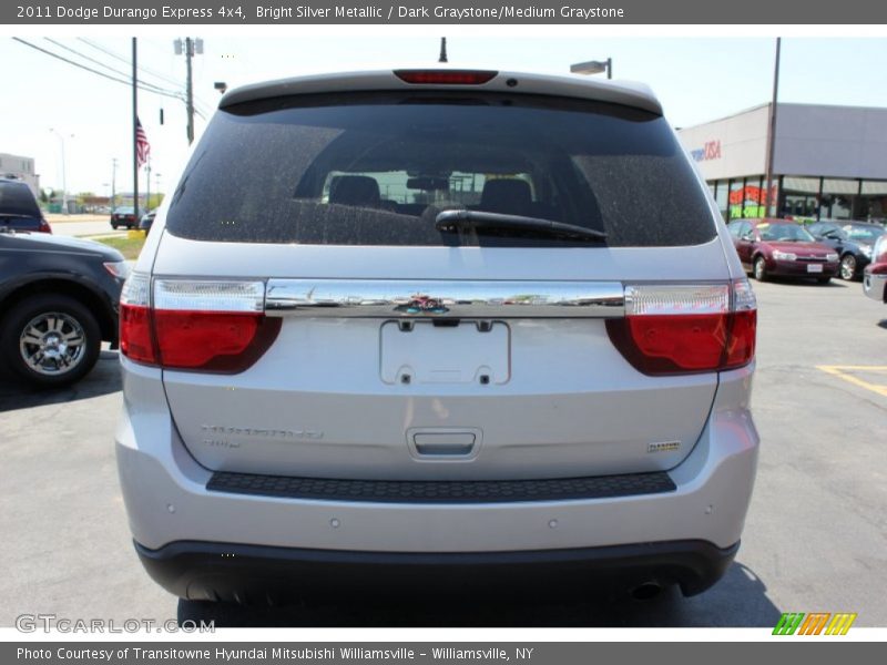 Bright Silver Metallic / Dark Graystone/Medium Graystone 2011 Dodge Durango Express 4x4
