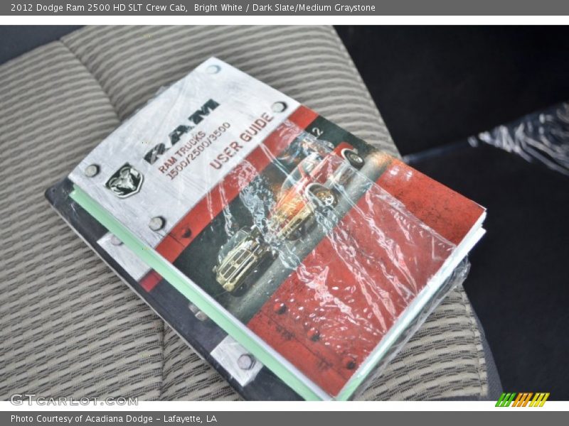 Bright White / Dark Slate/Medium Graystone 2012 Dodge Ram 2500 HD SLT Crew Cab