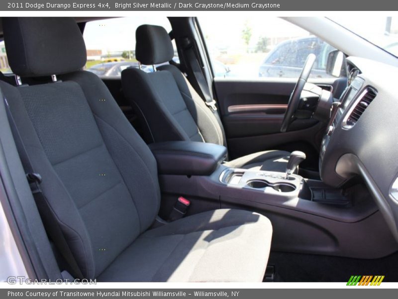 Bright Silver Metallic / Dark Graystone/Medium Graystone 2011 Dodge Durango Express 4x4