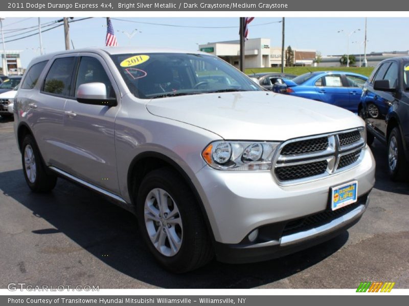 Bright Silver Metallic / Dark Graystone/Medium Graystone 2011 Dodge Durango Express 4x4