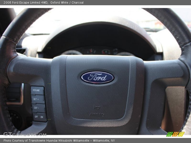 Oxford White / Charcoal 2008 Ford Escape Limited 4WD