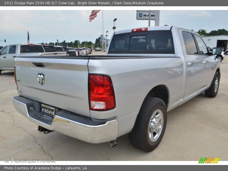 Bright Silver Metallic / Dark Slate/Medium Graystone 2012 Dodge Ram 2500 HD SLT Crew Cab