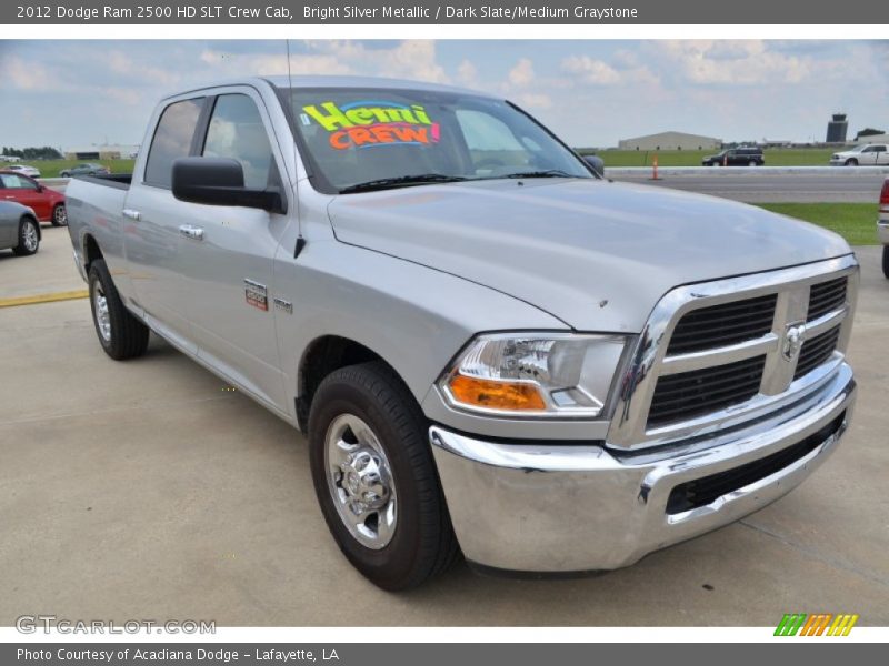 Bright Silver Metallic / Dark Slate/Medium Graystone 2012 Dodge Ram 2500 HD SLT Crew Cab