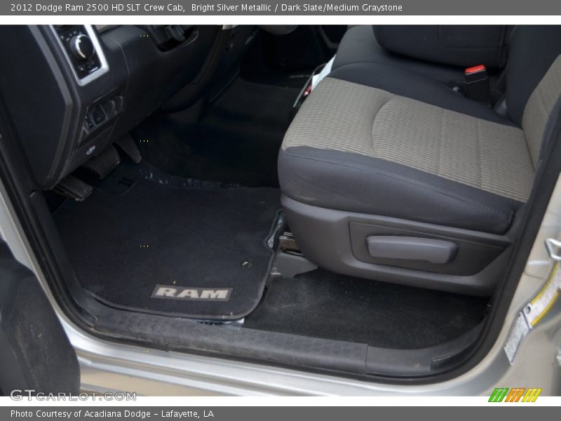 Bright Silver Metallic / Dark Slate/Medium Graystone 2012 Dodge Ram 2500 HD SLT Crew Cab