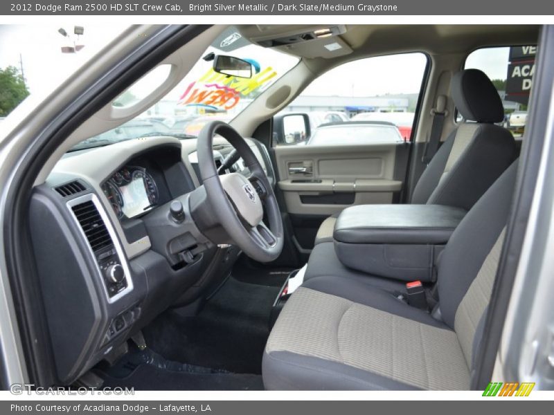 Bright Silver Metallic / Dark Slate/Medium Graystone 2012 Dodge Ram 2500 HD SLT Crew Cab
