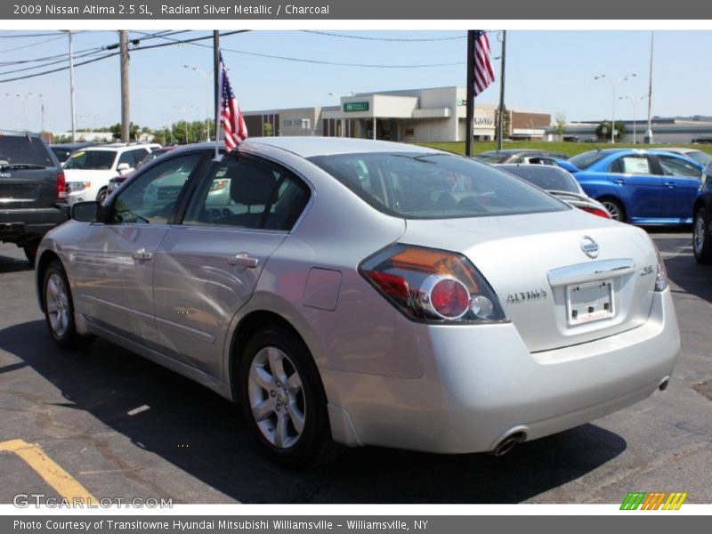 Radiant Silver Metallic / Charcoal 2009 Nissan Altima 2.5 SL
