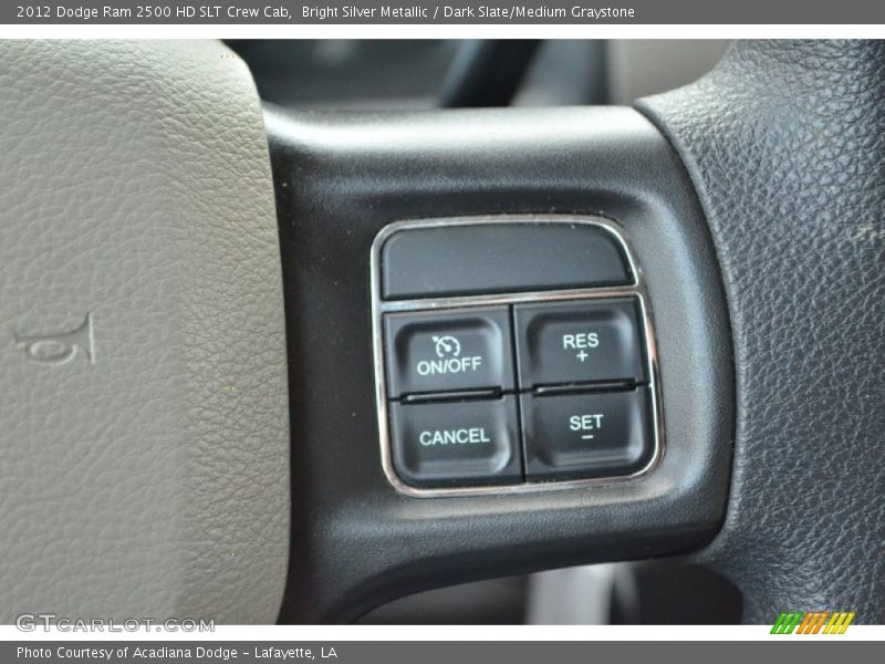 Bright Silver Metallic / Dark Slate/Medium Graystone 2012 Dodge Ram 2500 HD SLT Crew Cab