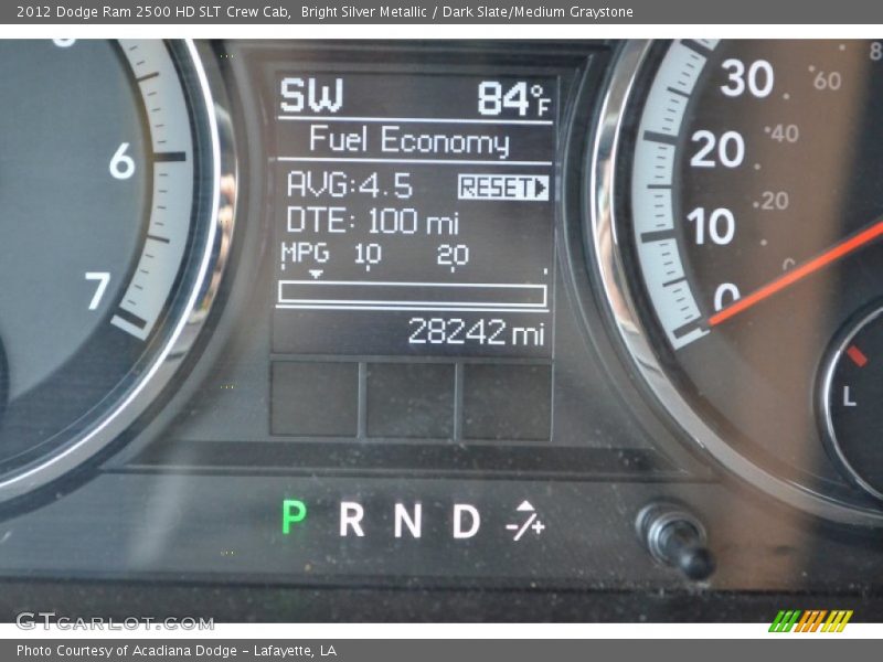 Bright Silver Metallic / Dark Slate/Medium Graystone 2012 Dodge Ram 2500 HD SLT Crew Cab