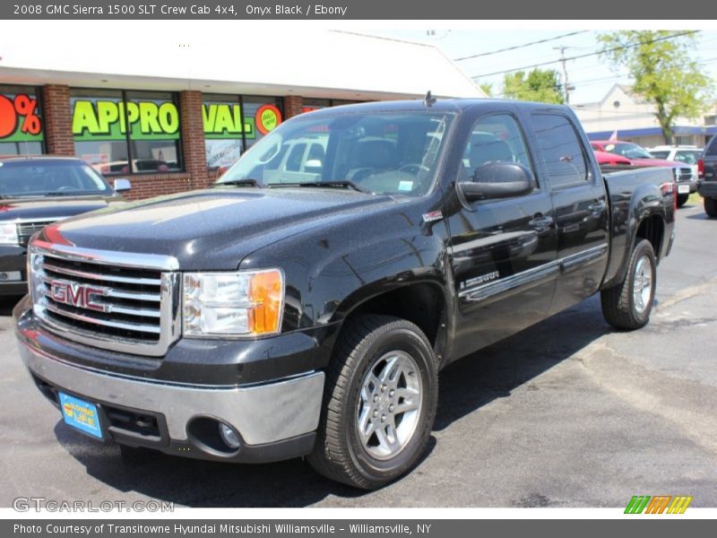 Onyx Black / Ebony 2008 GMC Sierra 1500 SLT Crew Cab 4x4
