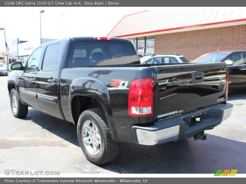 Onyx Black / Ebony 2008 GMC Sierra 1500 SLT Crew Cab 4x4