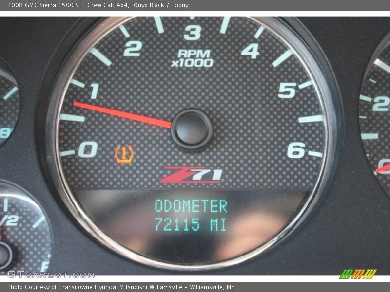 Onyx Black / Ebony 2008 GMC Sierra 1500 SLT Crew Cab 4x4