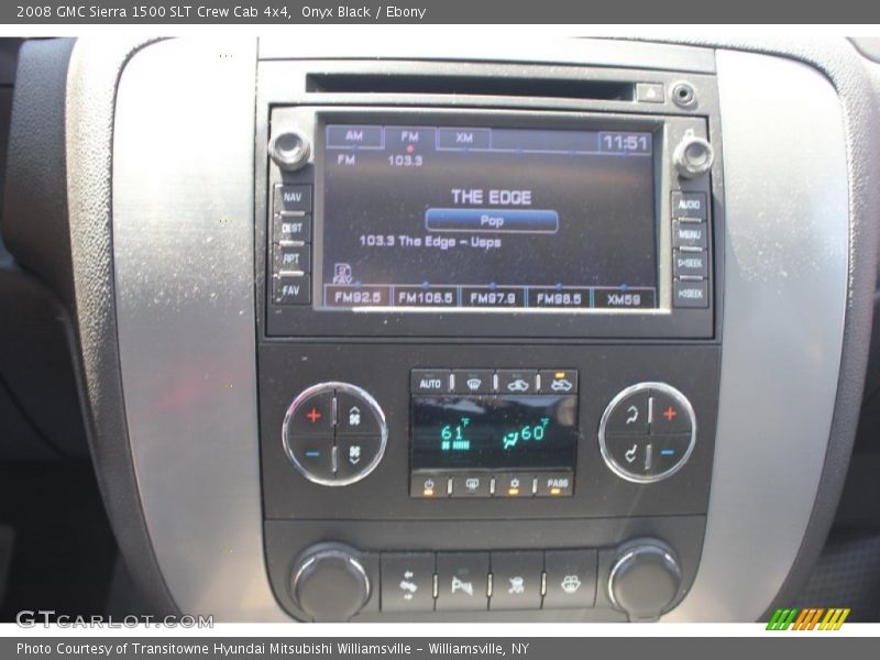 Onyx Black / Ebony 2008 GMC Sierra 1500 SLT Crew Cab 4x4