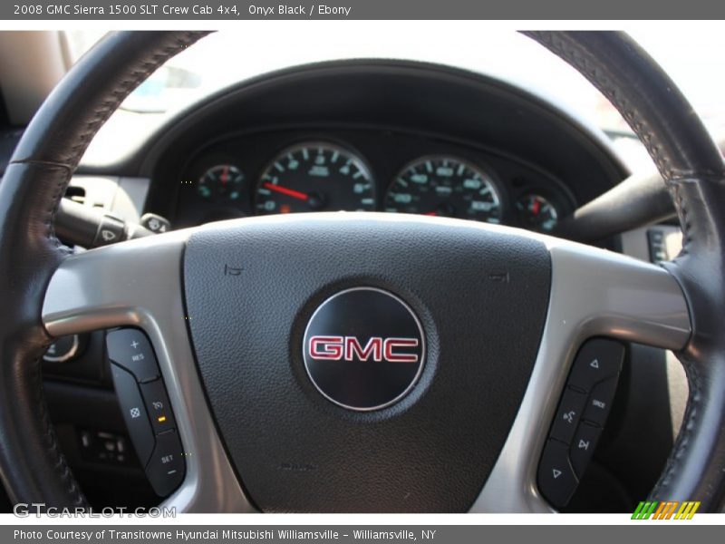 Onyx Black / Ebony 2008 GMC Sierra 1500 SLT Crew Cab 4x4