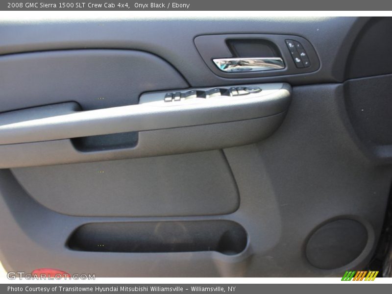 Onyx Black / Ebony 2008 GMC Sierra 1500 SLT Crew Cab 4x4