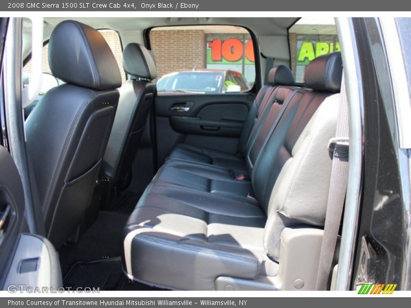 Onyx Black / Ebony 2008 GMC Sierra 1500 SLT Crew Cab 4x4