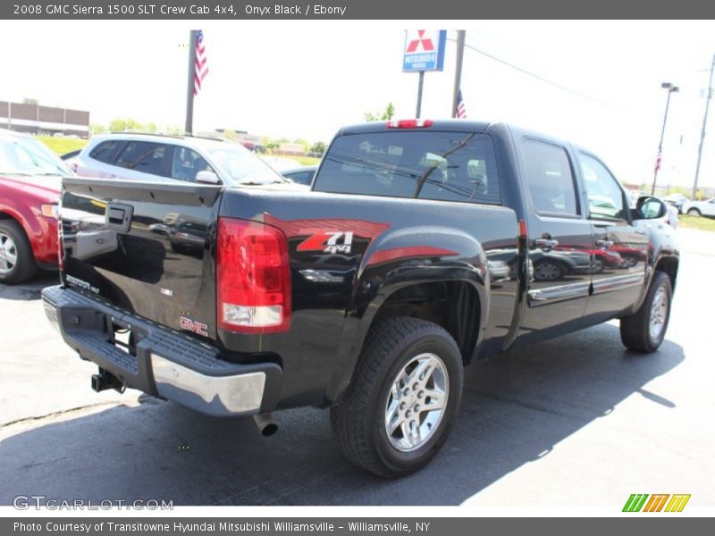 Onyx Black / Ebony 2008 GMC Sierra 1500 SLT Crew Cab 4x4