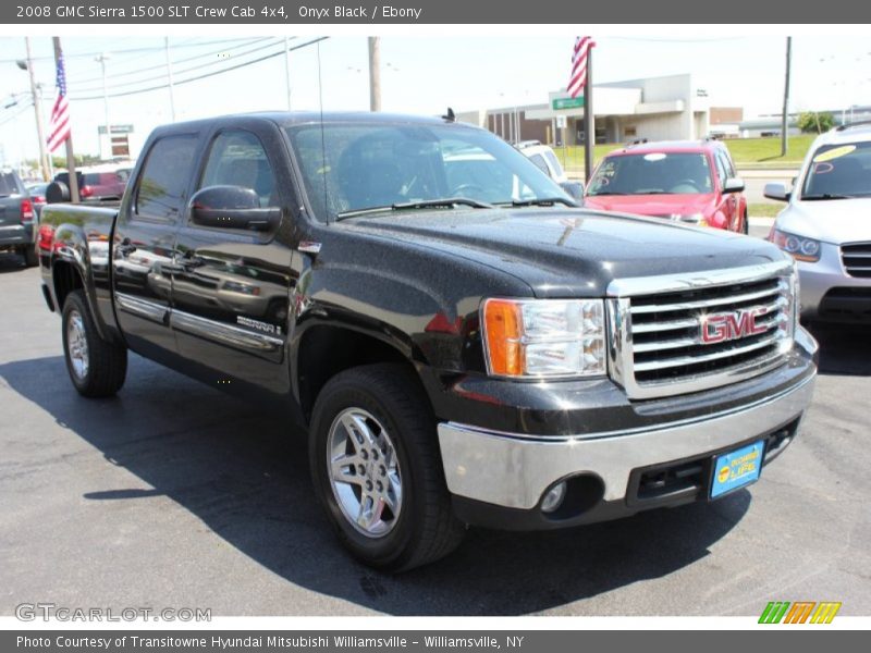 Onyx Black / Ebony 2008 GMC Sierra 1500 SLT Crew Cab 4x4